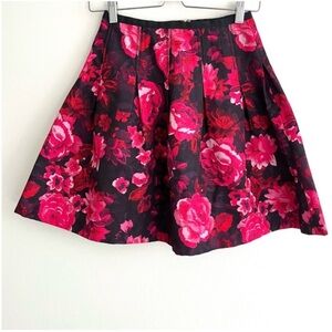 GAP Floral Pleated A-Line Skirt, Size 0